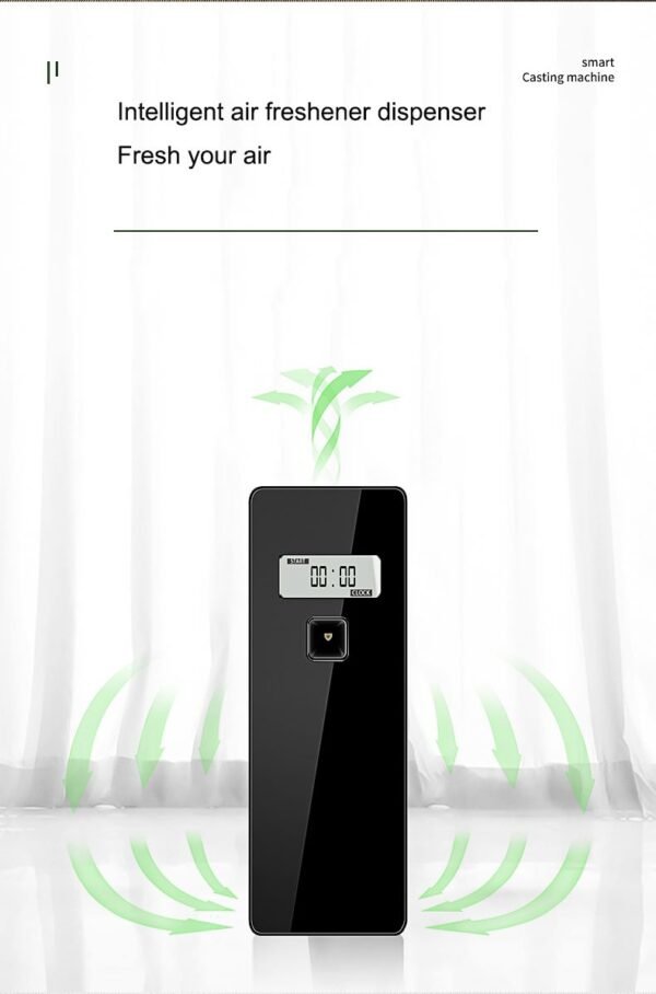 Air Freshener Voltalia Dispenser- LCD -(Silver Black)